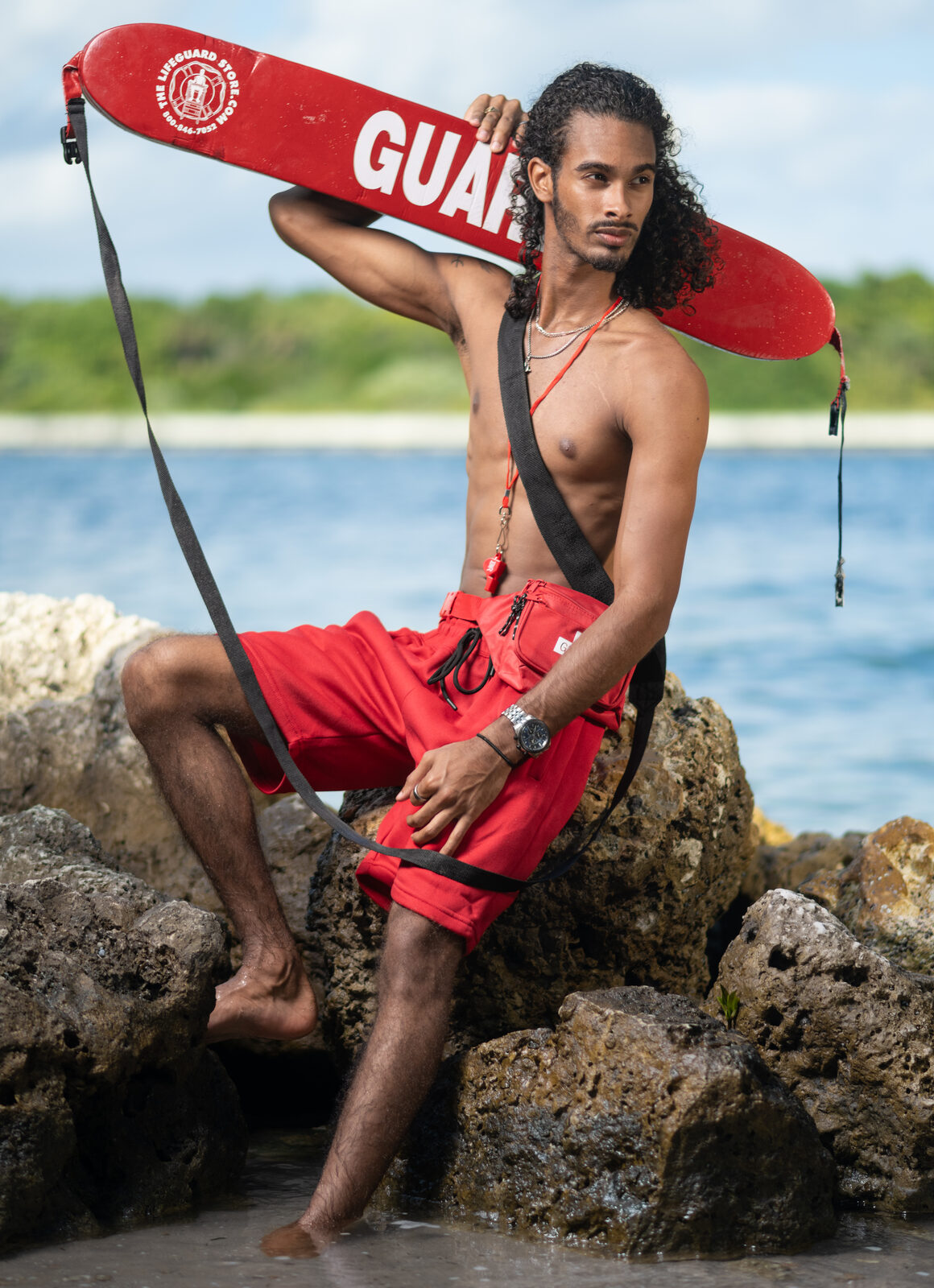 Colte Foster lifeguard editorial
