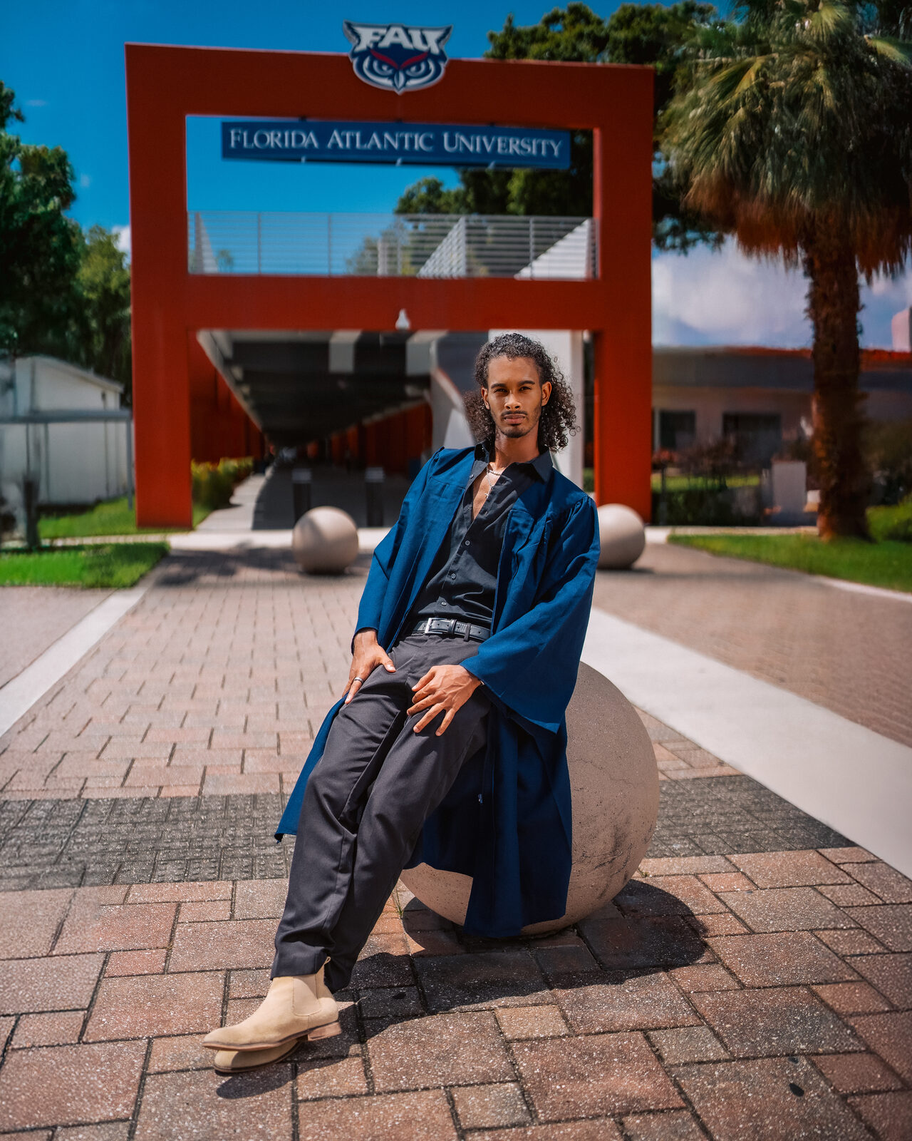 Colte Foster graduation editorial