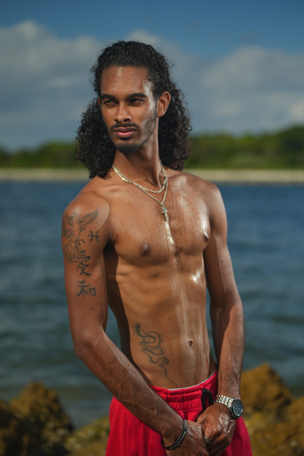Colte Foster beach editorial